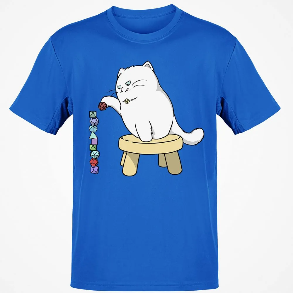Cat Stacking Dice T-Shirt - Royal - 11