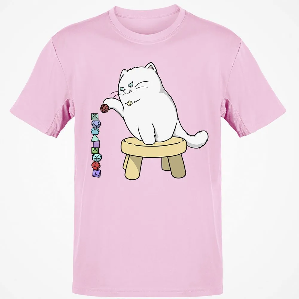 Cat Stacking Dice T-Shirt - Light Pink - 5