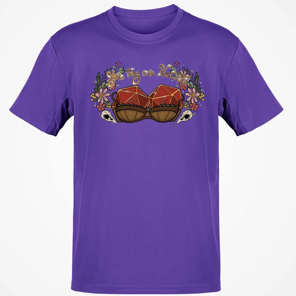Yes They're Natural T-Shirt - Purple - 9