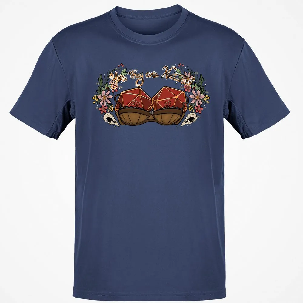 Yes They're Natural T-Shirt - Navy - 7