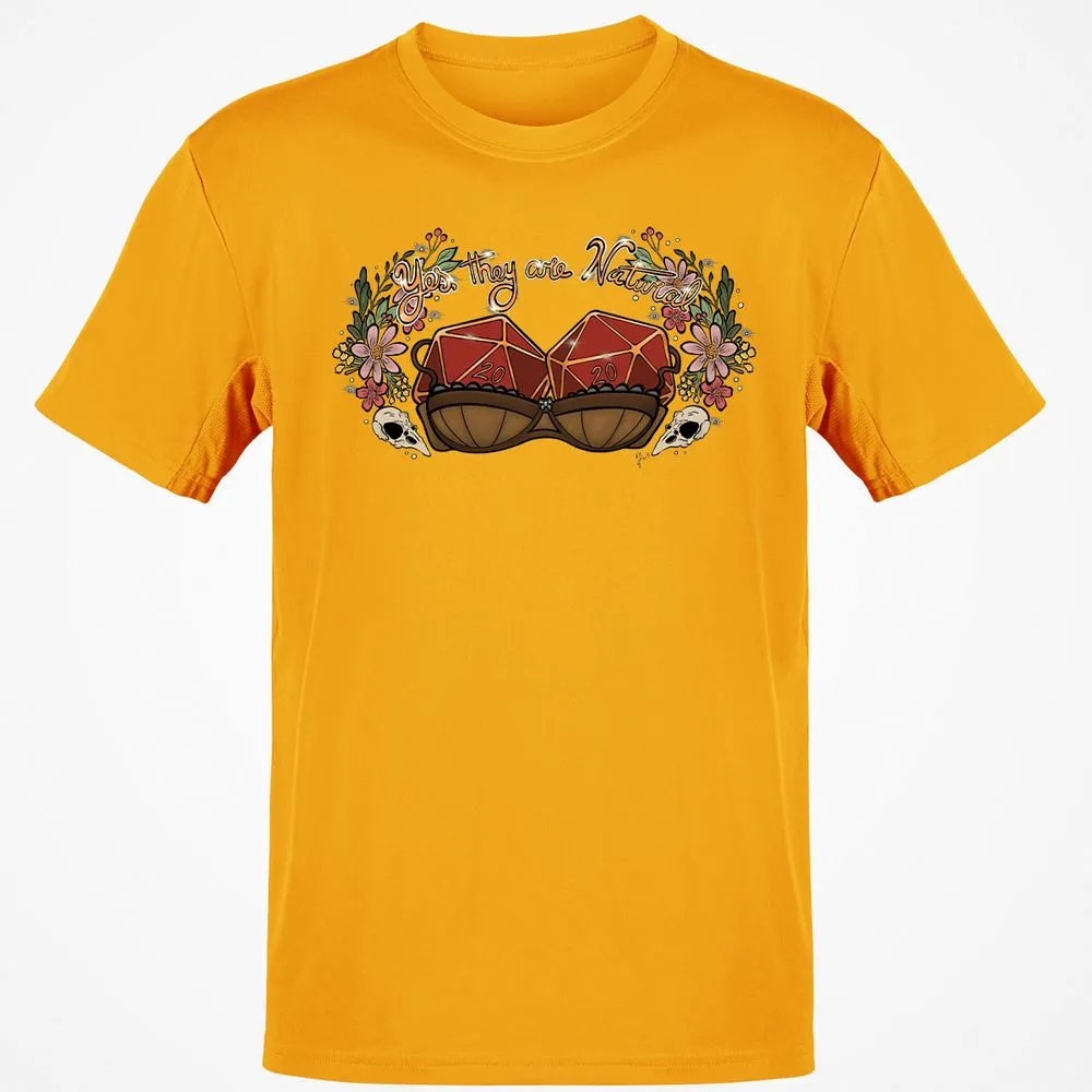 Yes They're Natural T-Shirt - Gold - 4