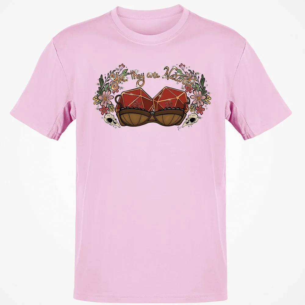 Yes They're Natural T-Shirt - Light Pink - 5