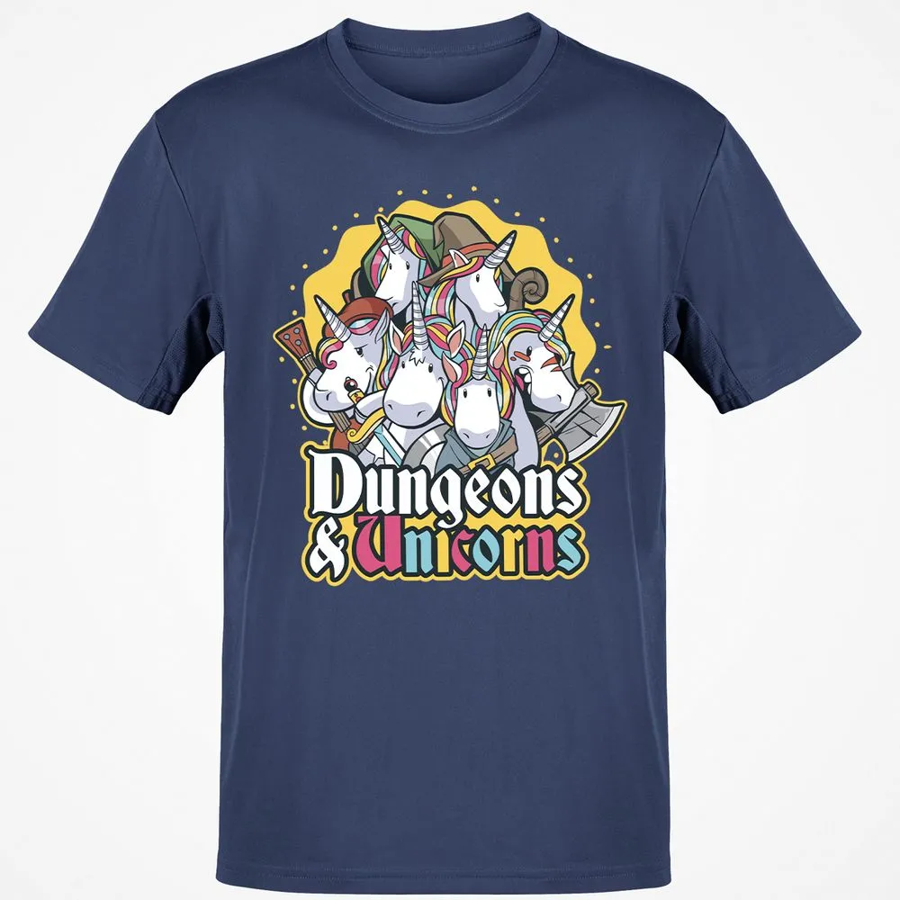 Dungeons And Unicorns T-Shirt - Navy - 7
