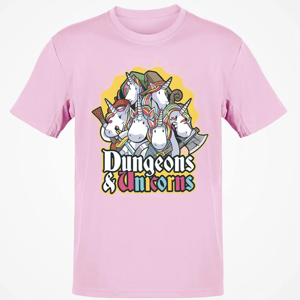 Dungeons And Unicorns T-Shirt - Light Pink - 5
