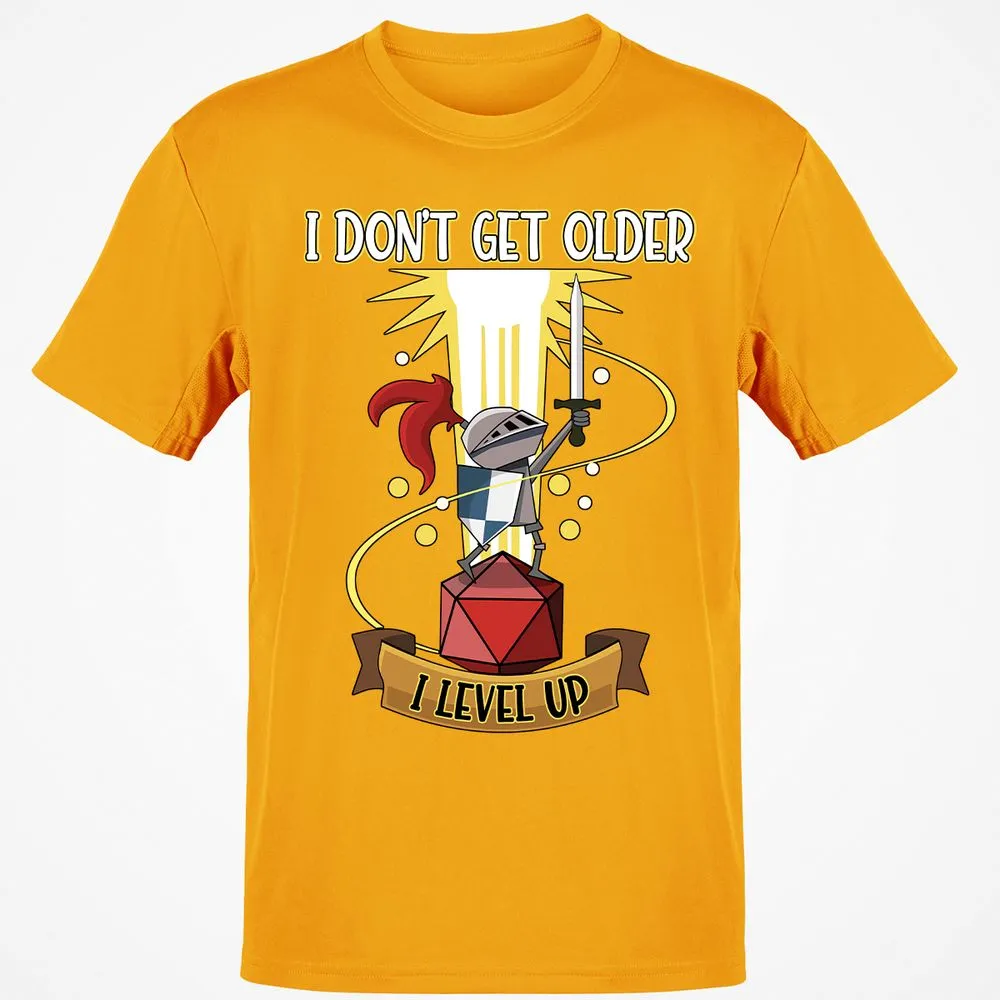 I Dont Get Older I Level Up T-Shirt - Gold - 4