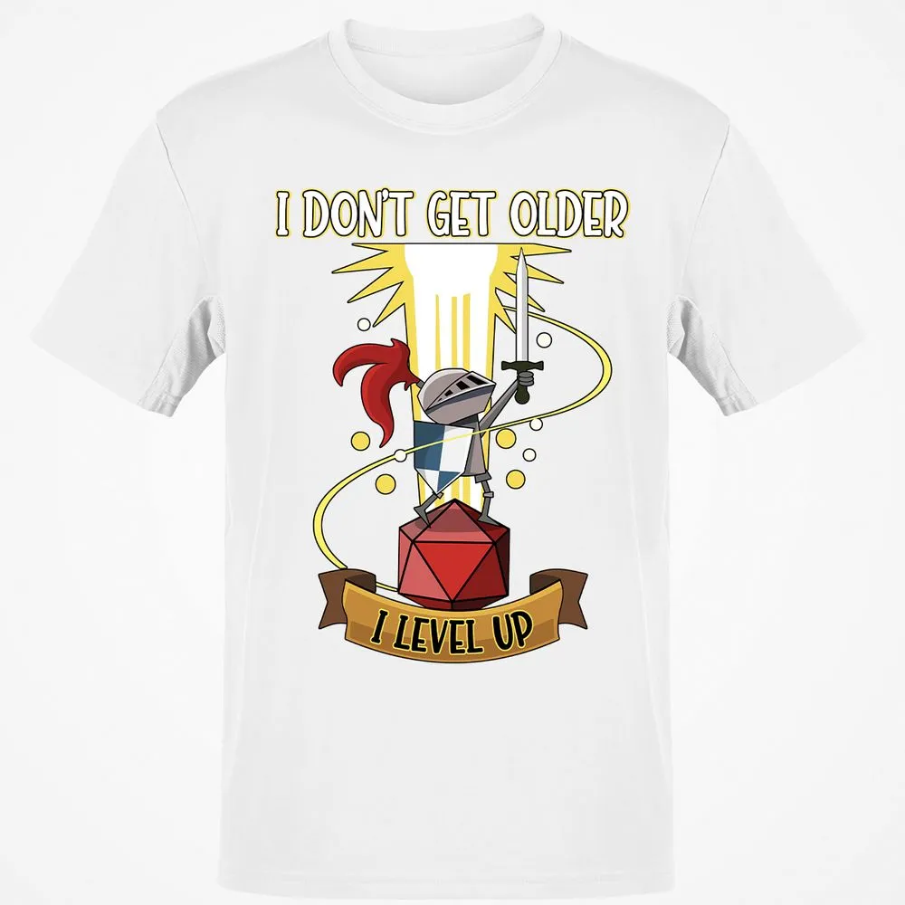 I Dont Get Older I Level Up T-Shirt - White - 12