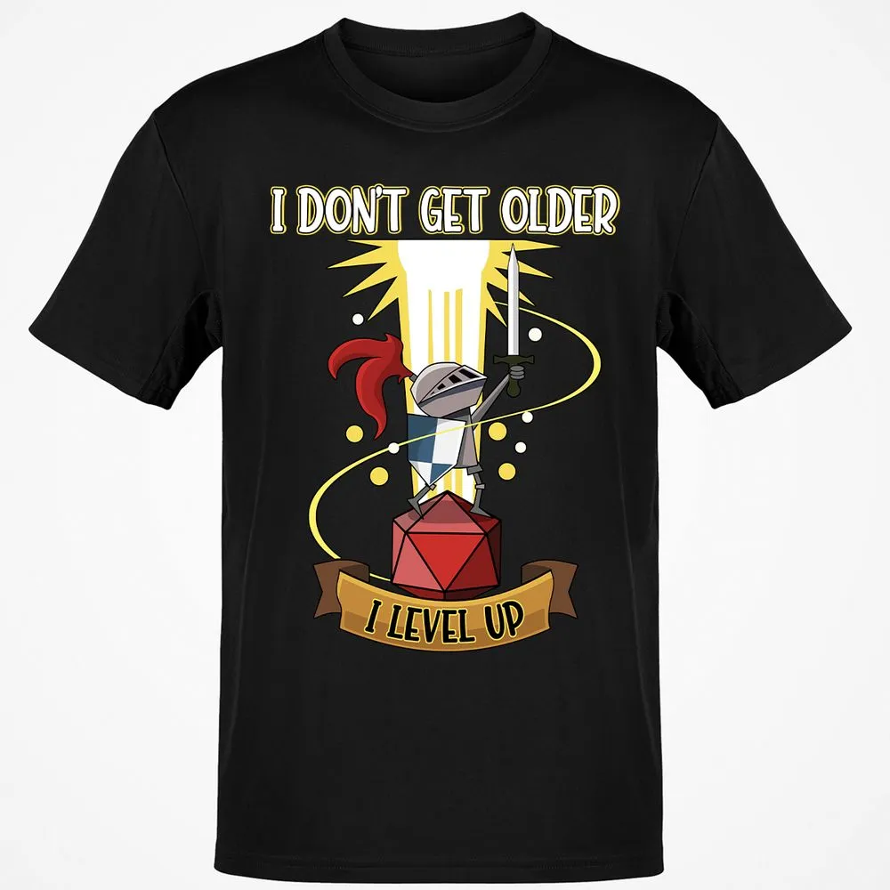 I Dont Get Older I Level Up T-Shirt - Black - 1