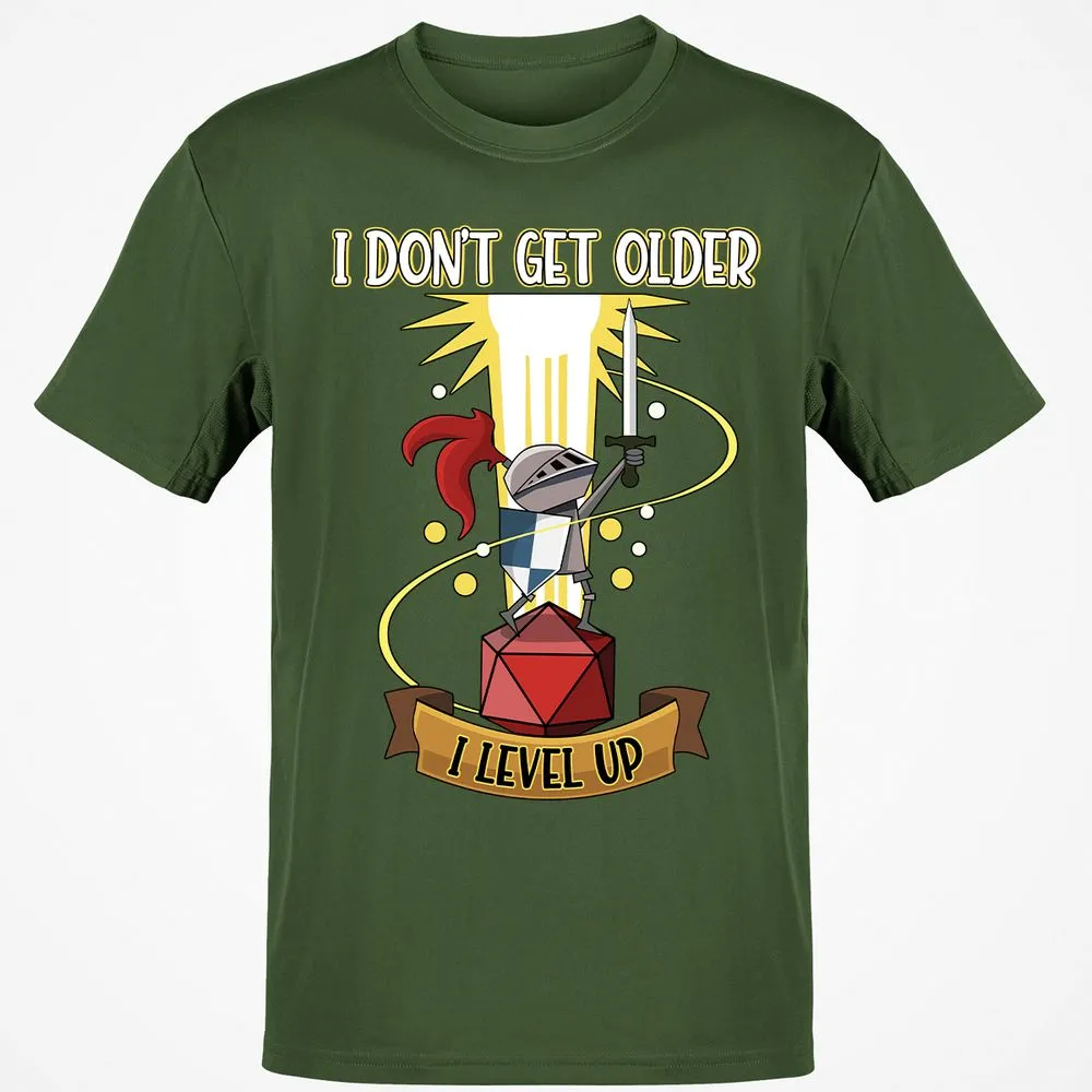 I Dont Get Older I Level Up T-Shirt - Military Green - 6