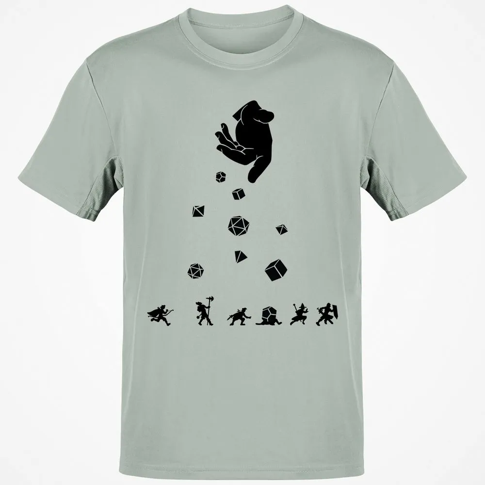 Rocks Fall, Everyone Dice T-Shirt - Ash - 2