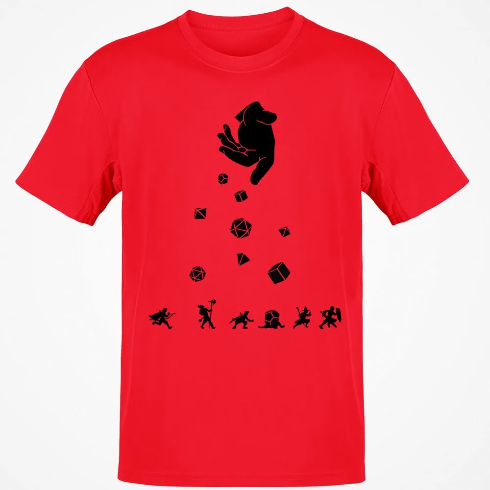 Rocks Fall, Everyone Dice T-Shirt - Red - 10