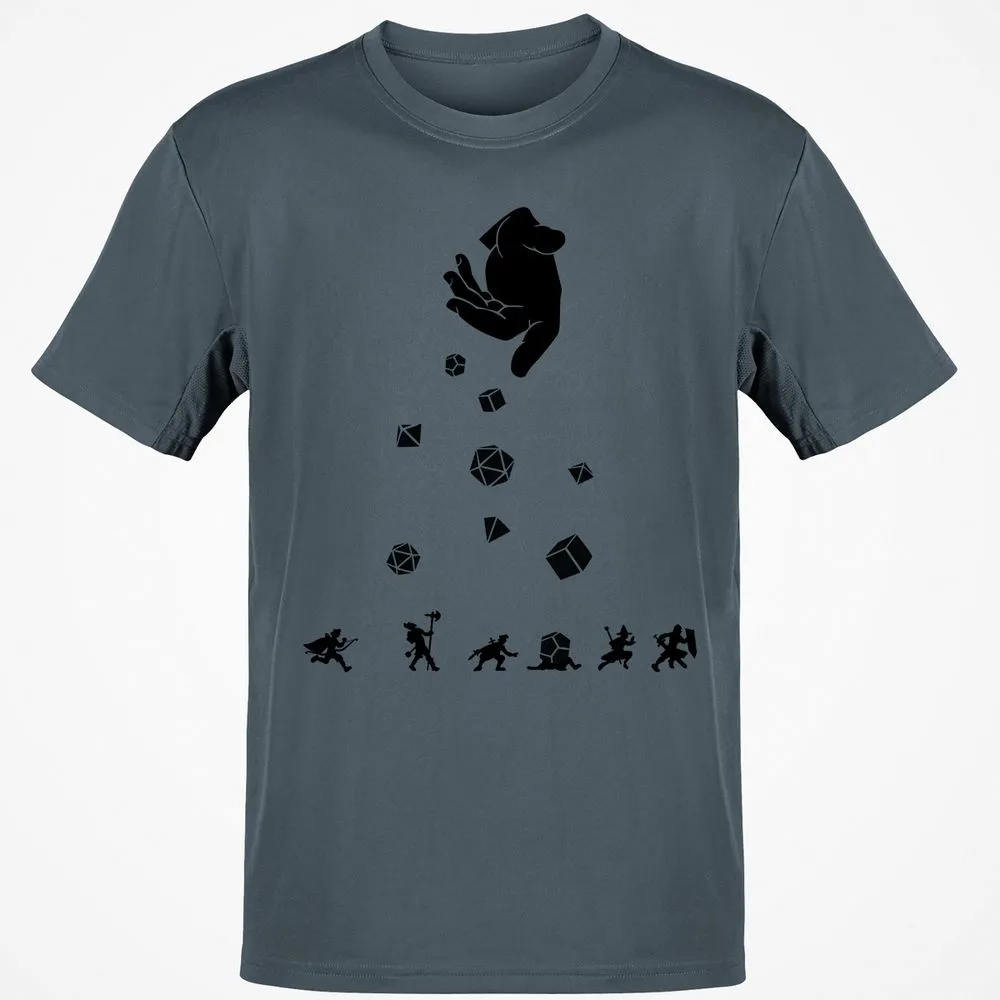 Rocks Fall, Everyone Dice T-Shirt - Charcoal - 3