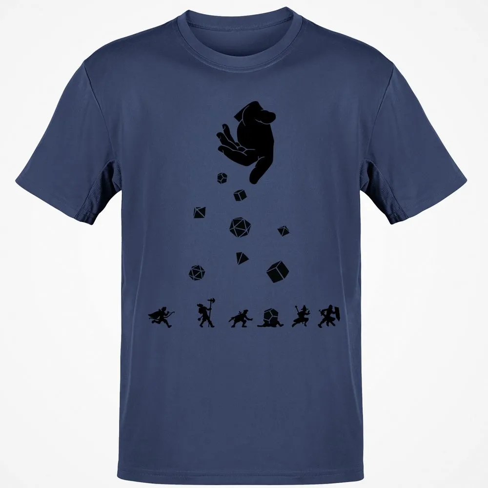 Rocks Fall, Everyone Dice T-Shirt - Navy - 7