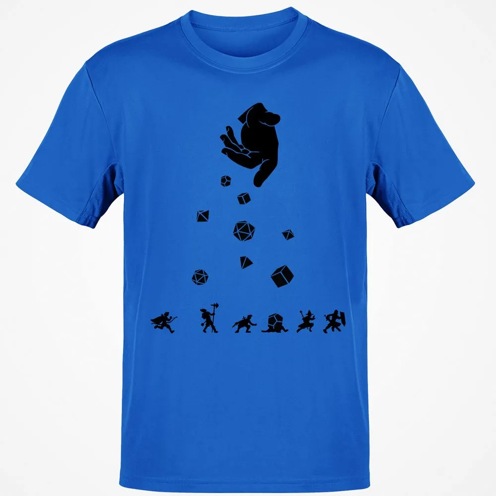 Rocks Fall, Everyone Dice T-Shirt - Royal - 11
