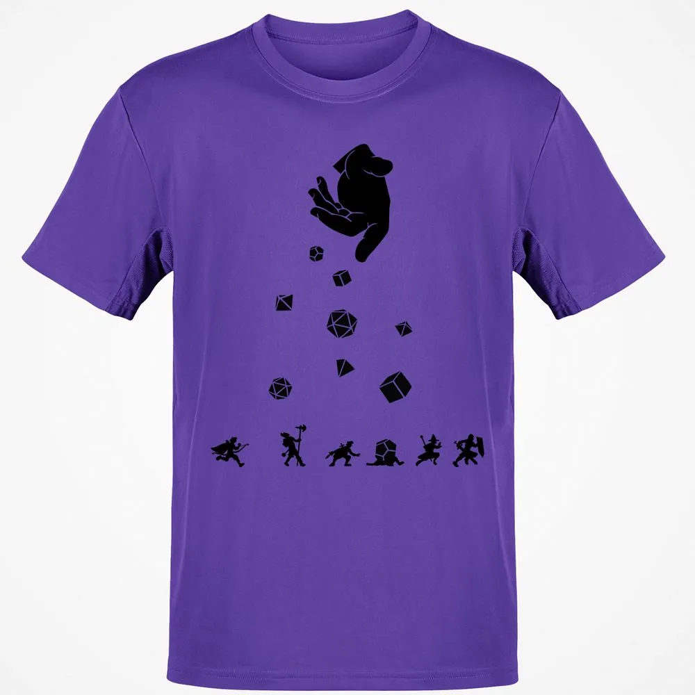 Rocks Fall, Everyone Dice T-Shirt - Purple - 9
