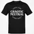Chaotic Neutral Alignment Kinda Care Kinda Don't T-Shirt - Black - 1