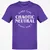 Chaotic Neutral Alignment Kinda Care Kinda Don't T-Shirt - Purple - 9