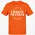Chaotic Neutral Alignment Kinda Care Kinda Don't T-Shirt - Orange - 8