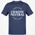 Chaotic Neutral Alignment Kinda Care Kinda Don't T-Shirt - Navy - 7