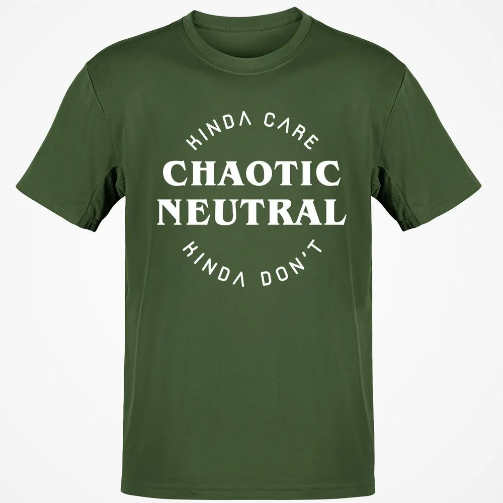 Chaotic Neutral T-Shirt - Military Green - 6