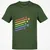 Rainbow Dice Set T-Shirt - Military Green - 6