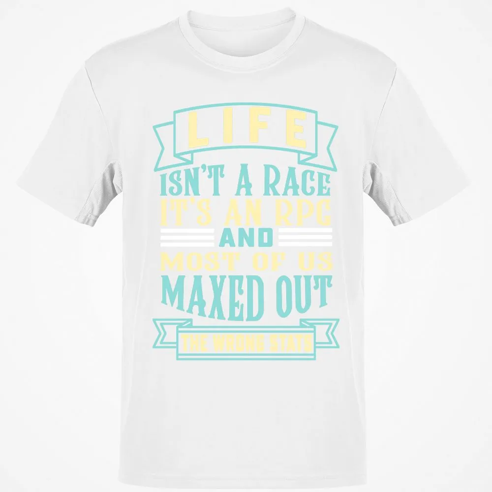 Life Is A RPG T-Shirt - White - 12