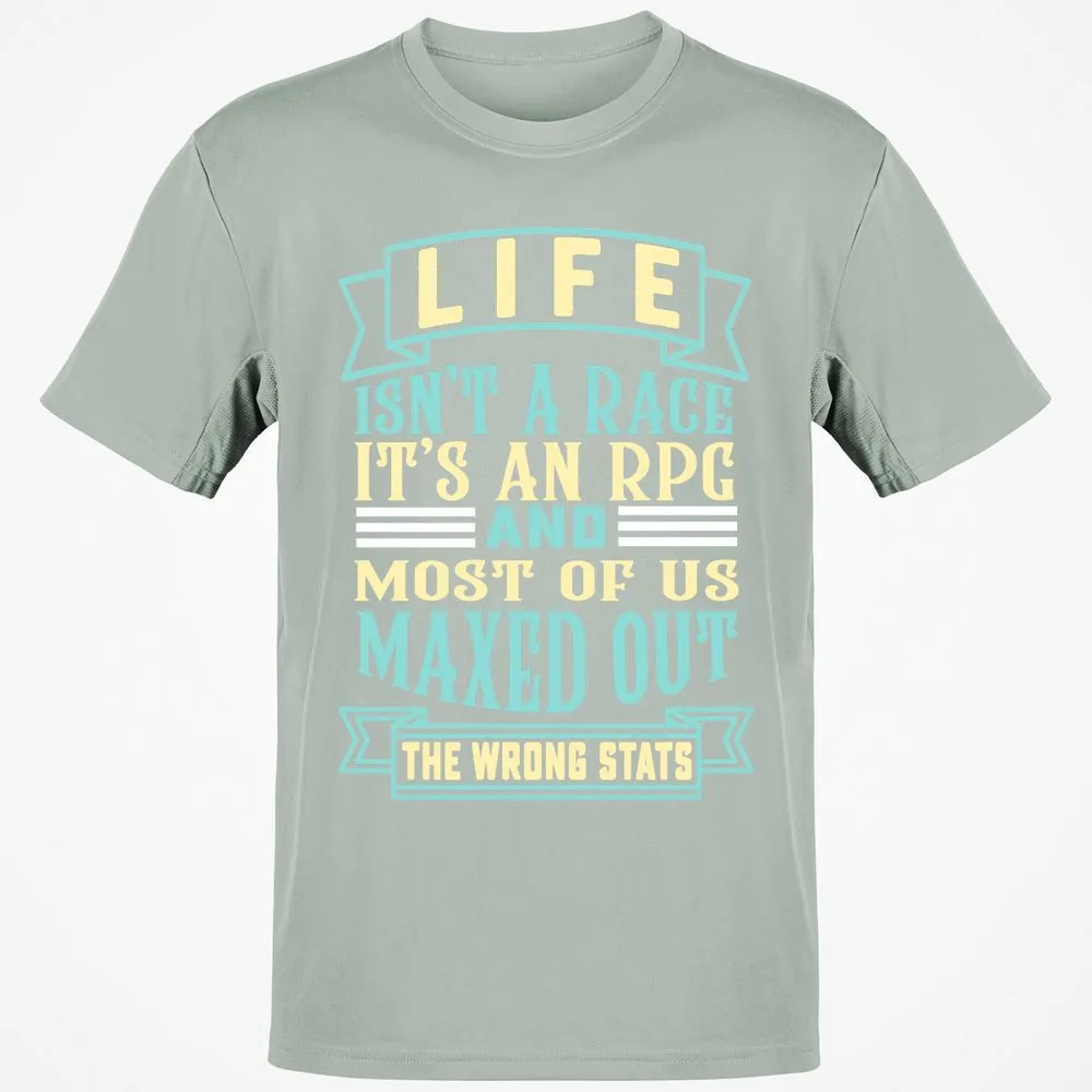 Life Is A RPG T-Shirt - Ash - 2
