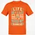 Life Is A RPG T-Shirt - Orange - 8