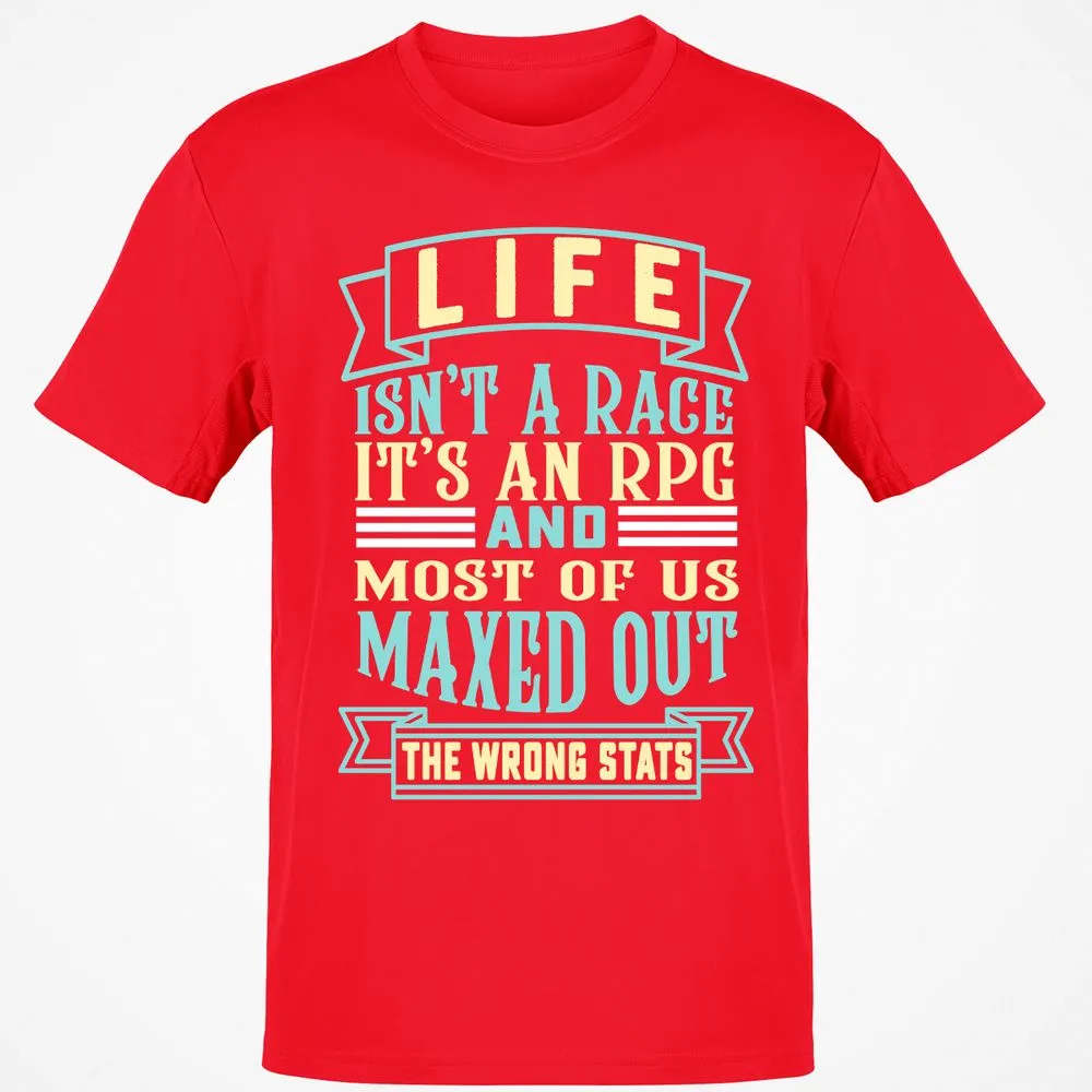 Life Is A RPG T-Shirt - Red - 10