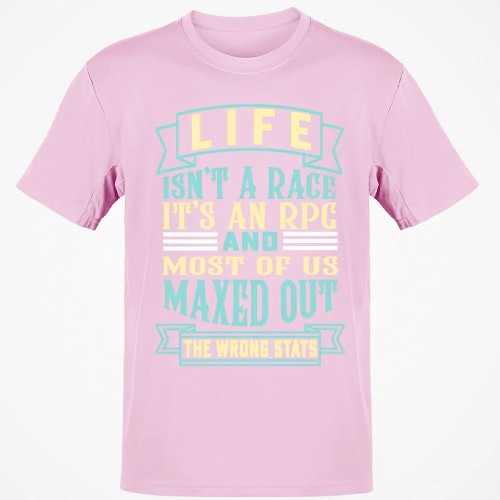 Life Is A RPG T-Shirt - Light Pink - 5