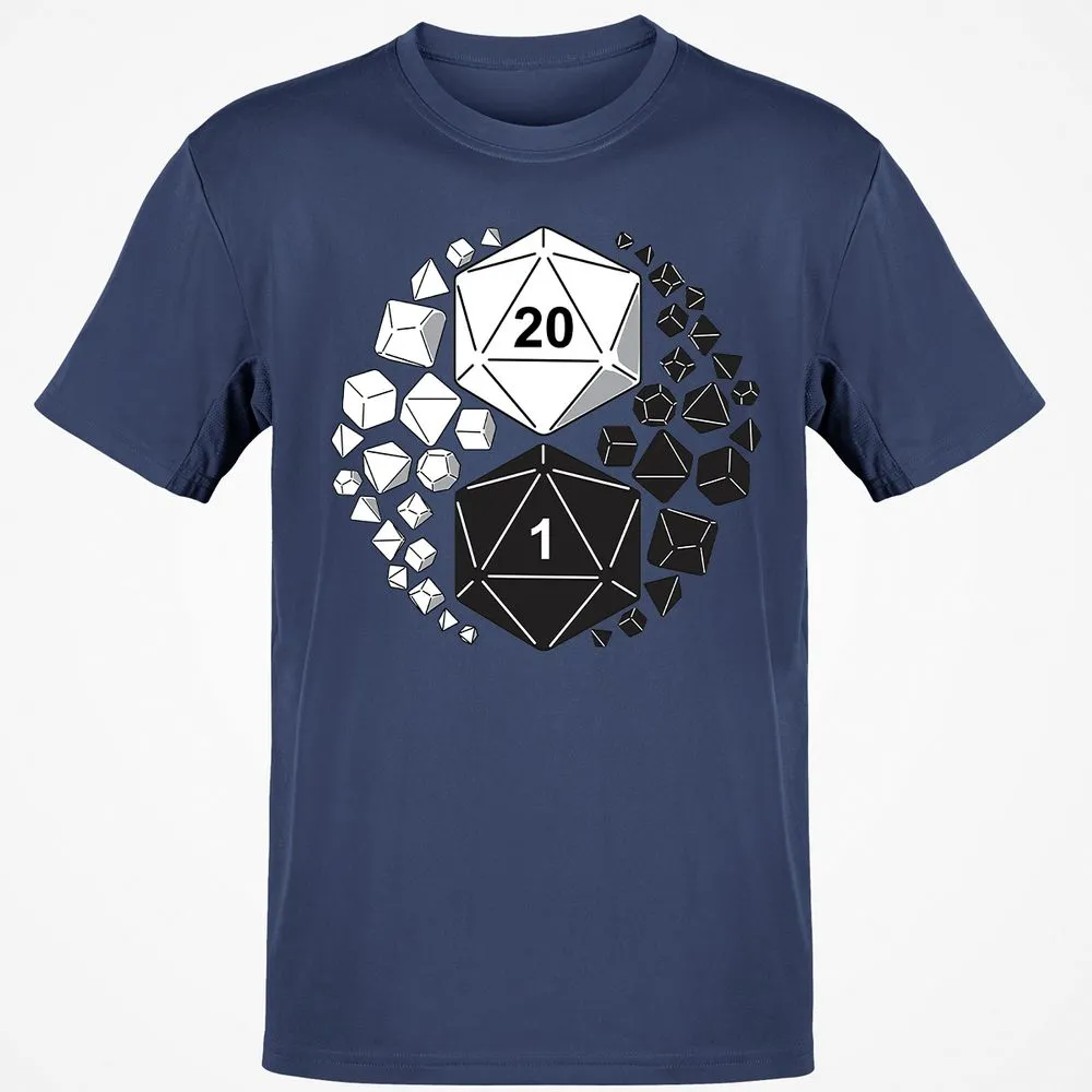 Gaming Yin Yang T-Shirt - Navy - 7