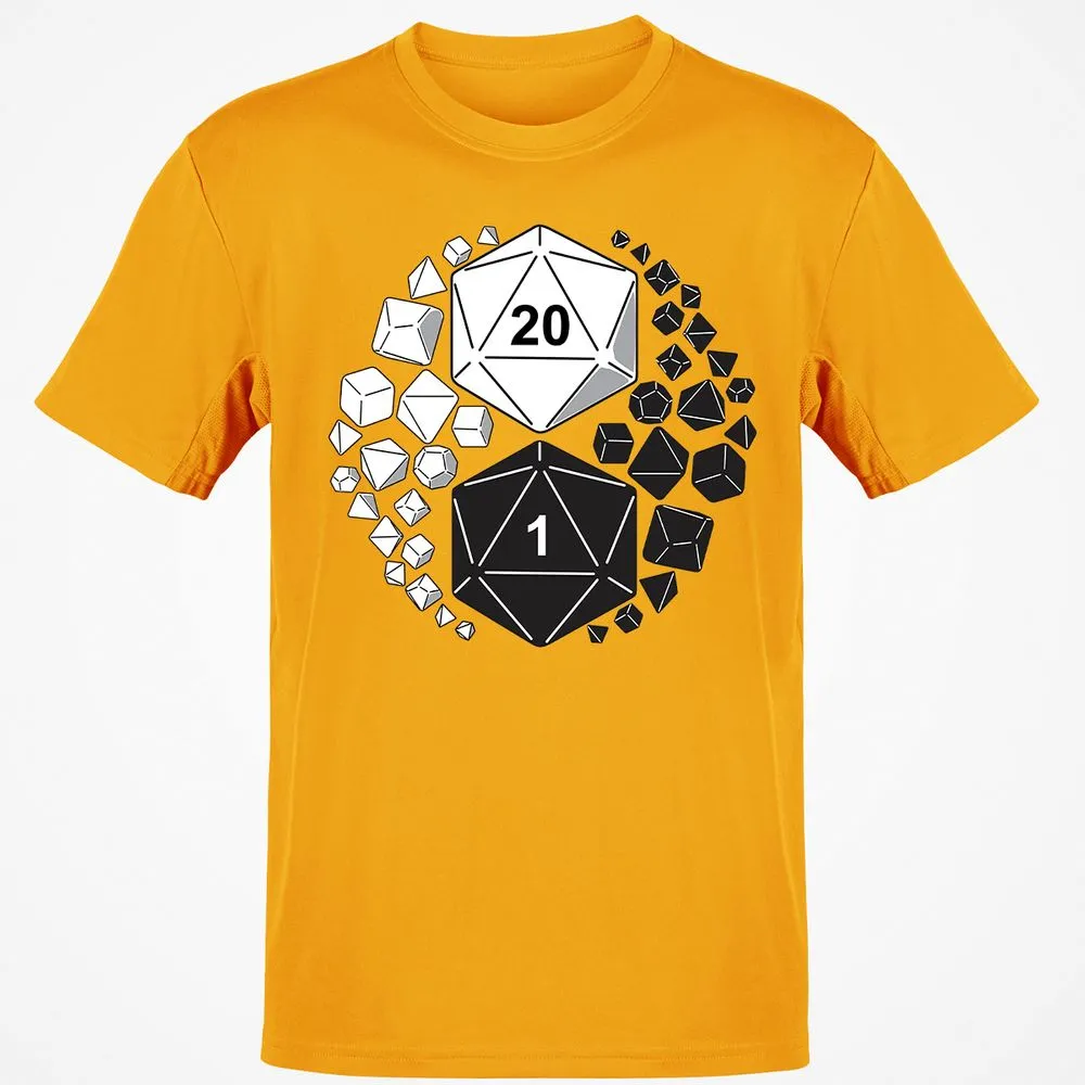 Gaming Yin Yang T-Shirt - Gold - 4