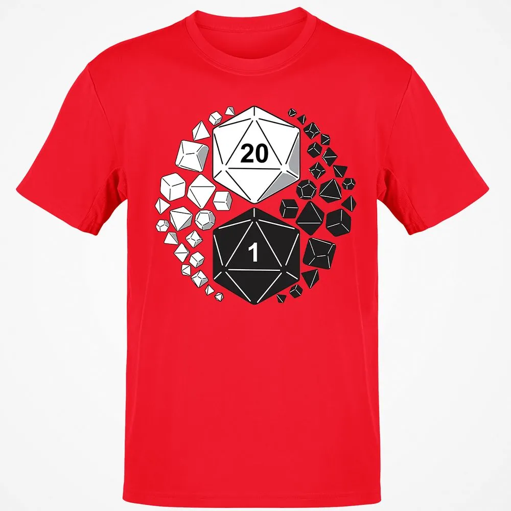 Gaming Yin Yang T-Shirt - Red - 10