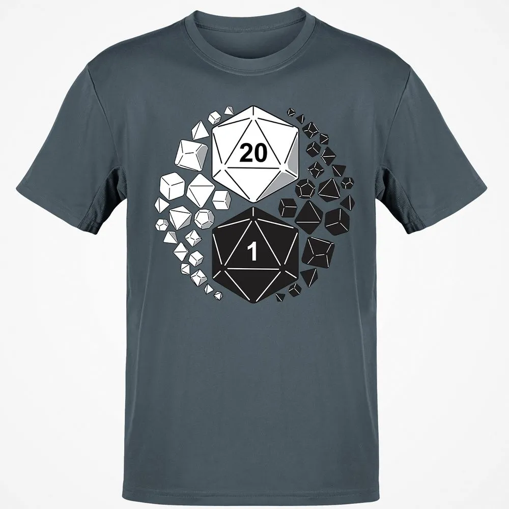 Gaming Yin Yang T-Shirt - Charcoal - 3