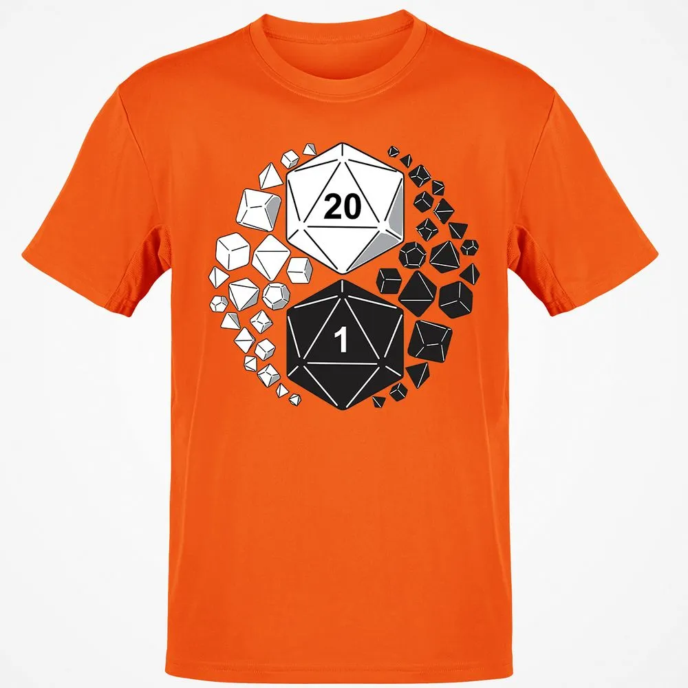 Gaming Yin Yang T-Shirt - Orange - 8