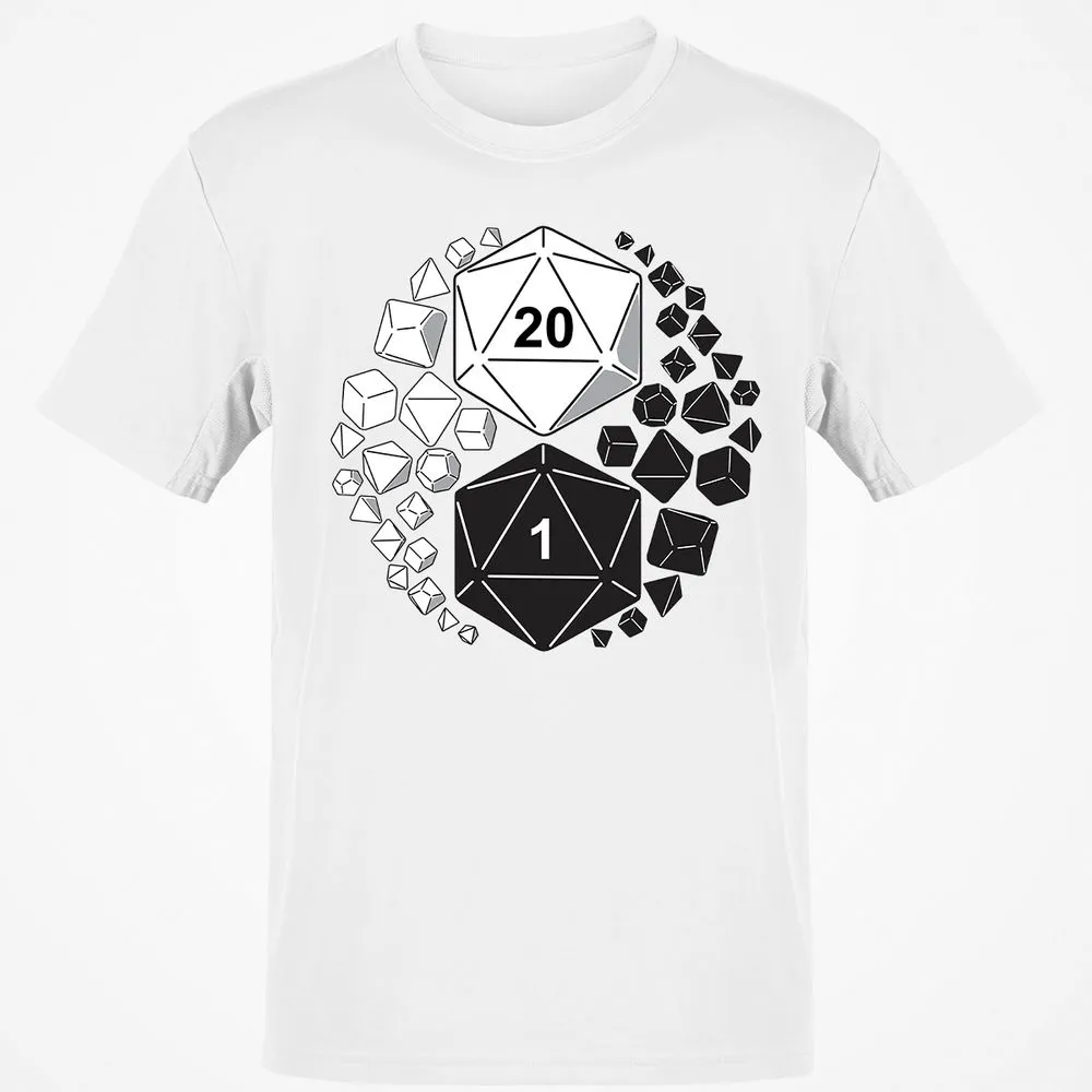 Gaming Yin Yang T-Shirt - White - 12