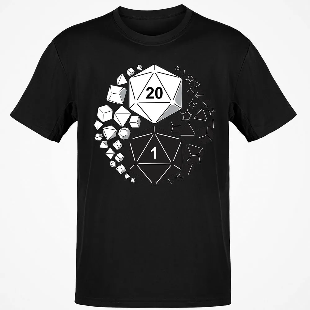 Gaming Yin Yang T-Shirt - Black - 1