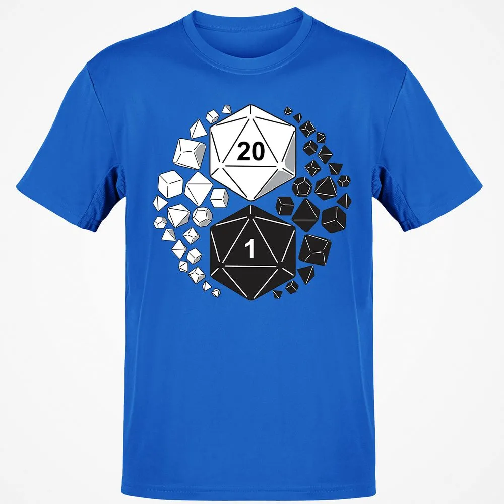Gaming Yin Yang T-Shirt - Royal - 11