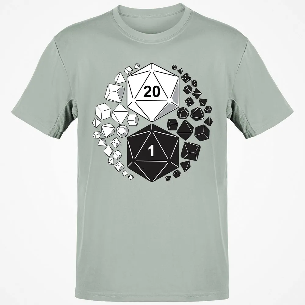 Gaming Yin Yang T-Shirt - Ash - 2