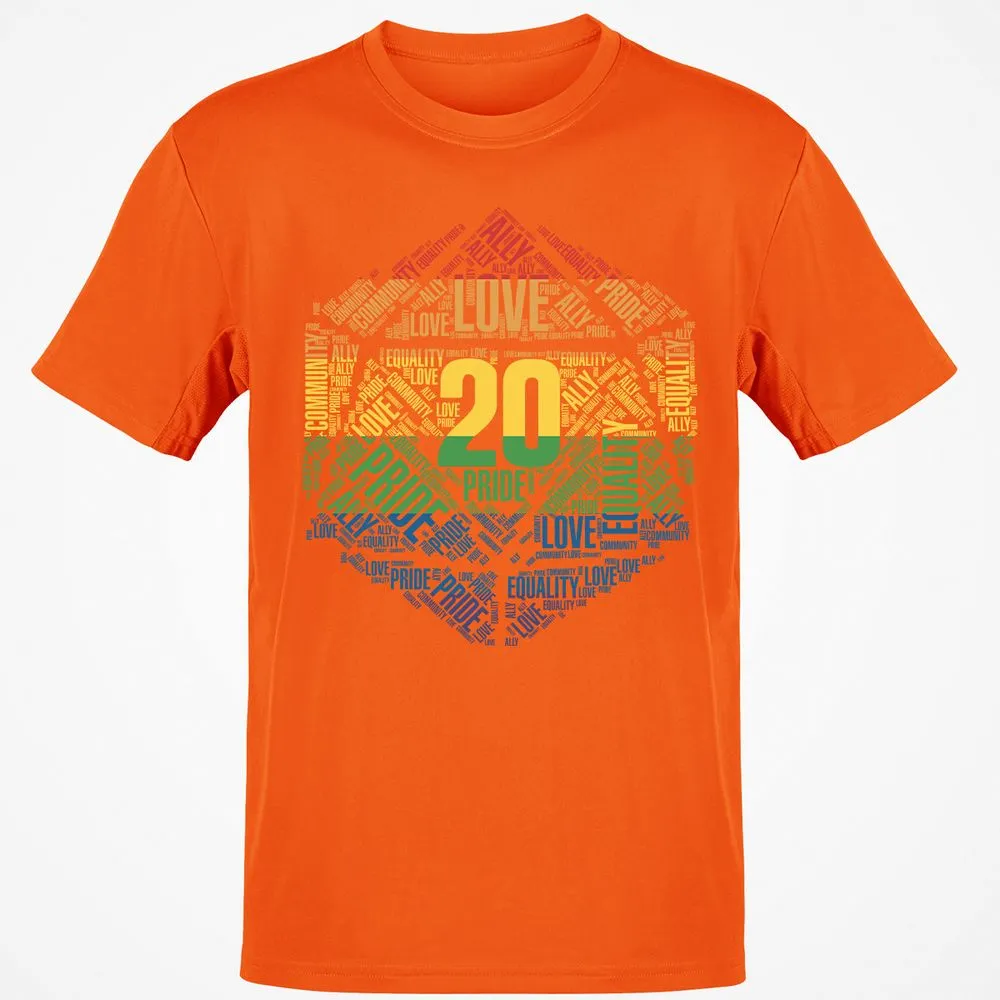 D20 Pride T-Shirt - Orange - 8