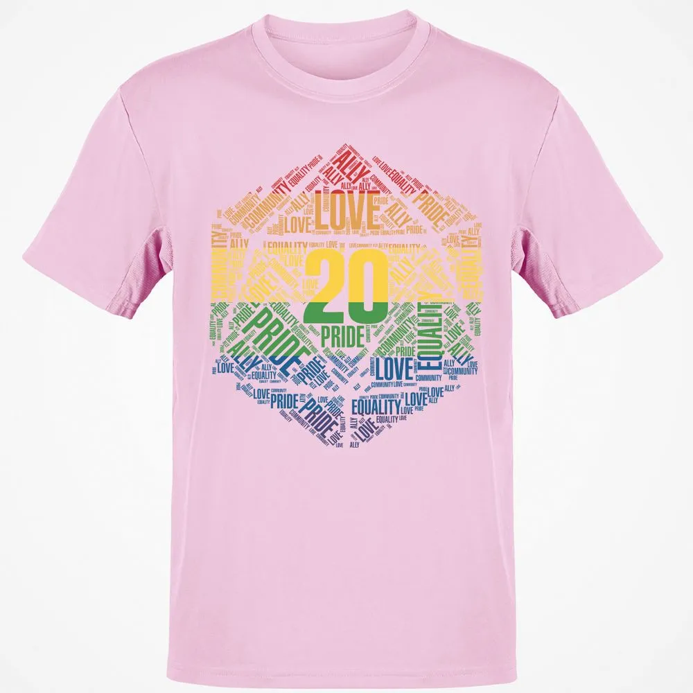 D20 Pride T-Shirt - Light Pink - 5