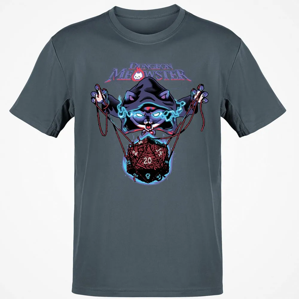 Dungeon Meowster T-Shirt - Charcoal - 3