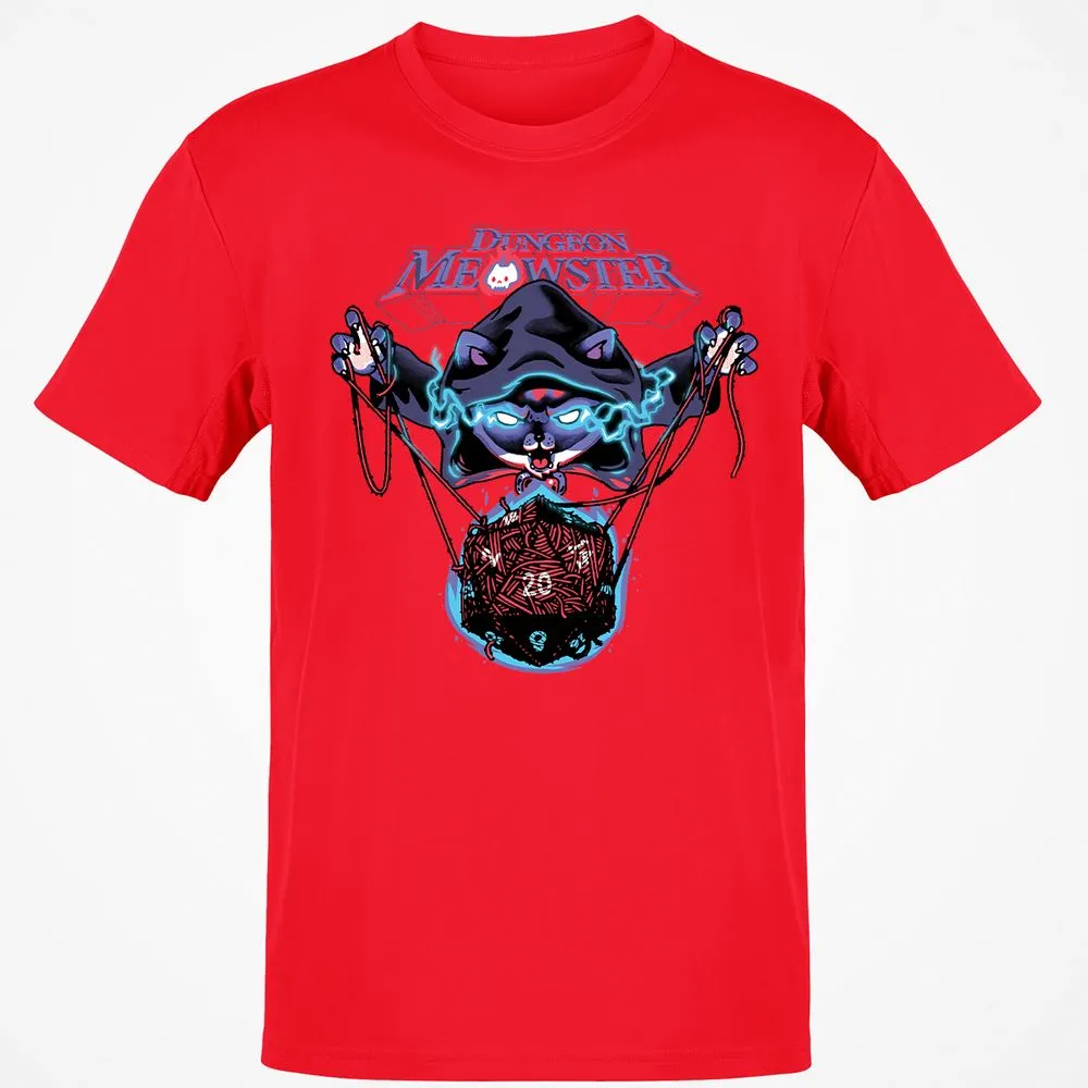 Dungeon Meowster T-Shirt - Red - 10