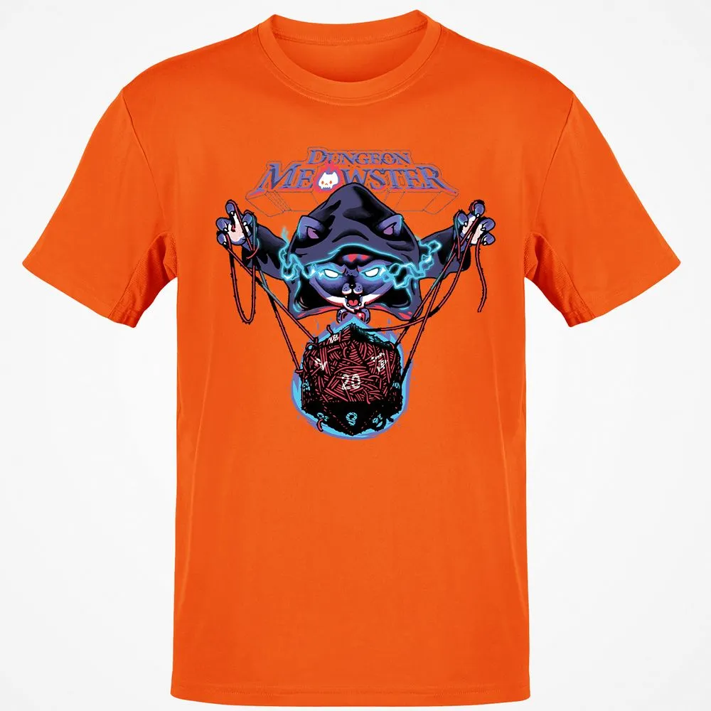 Dungeon Meowster T-Shirt - Orange - 8