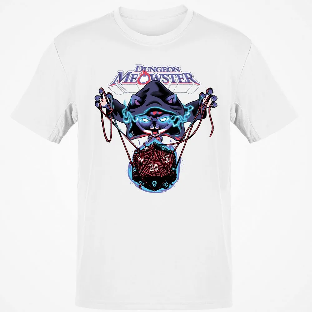 Dungeon Meowster T-Shirt - White - 12