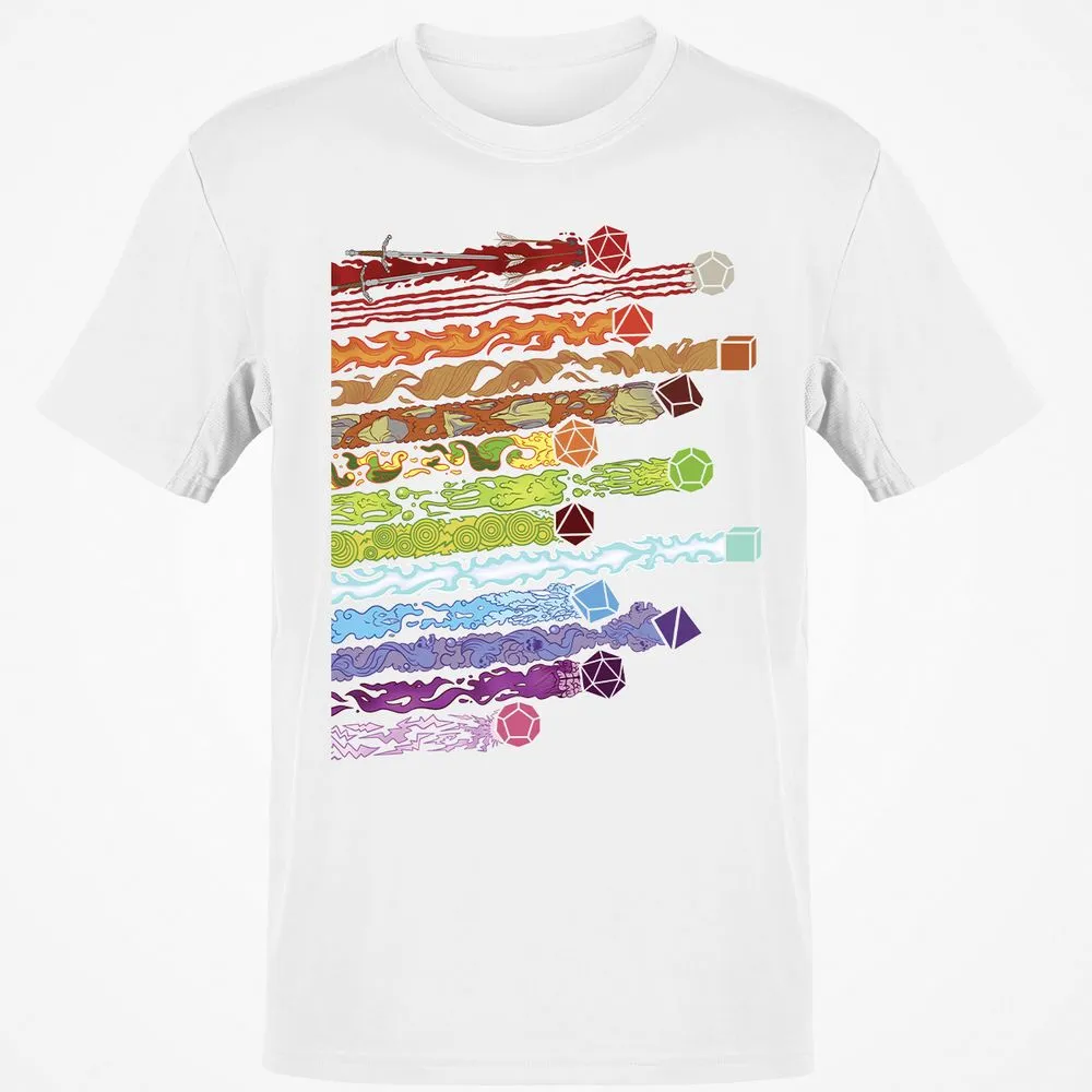 Damage Dices T-Shirt - White - 12