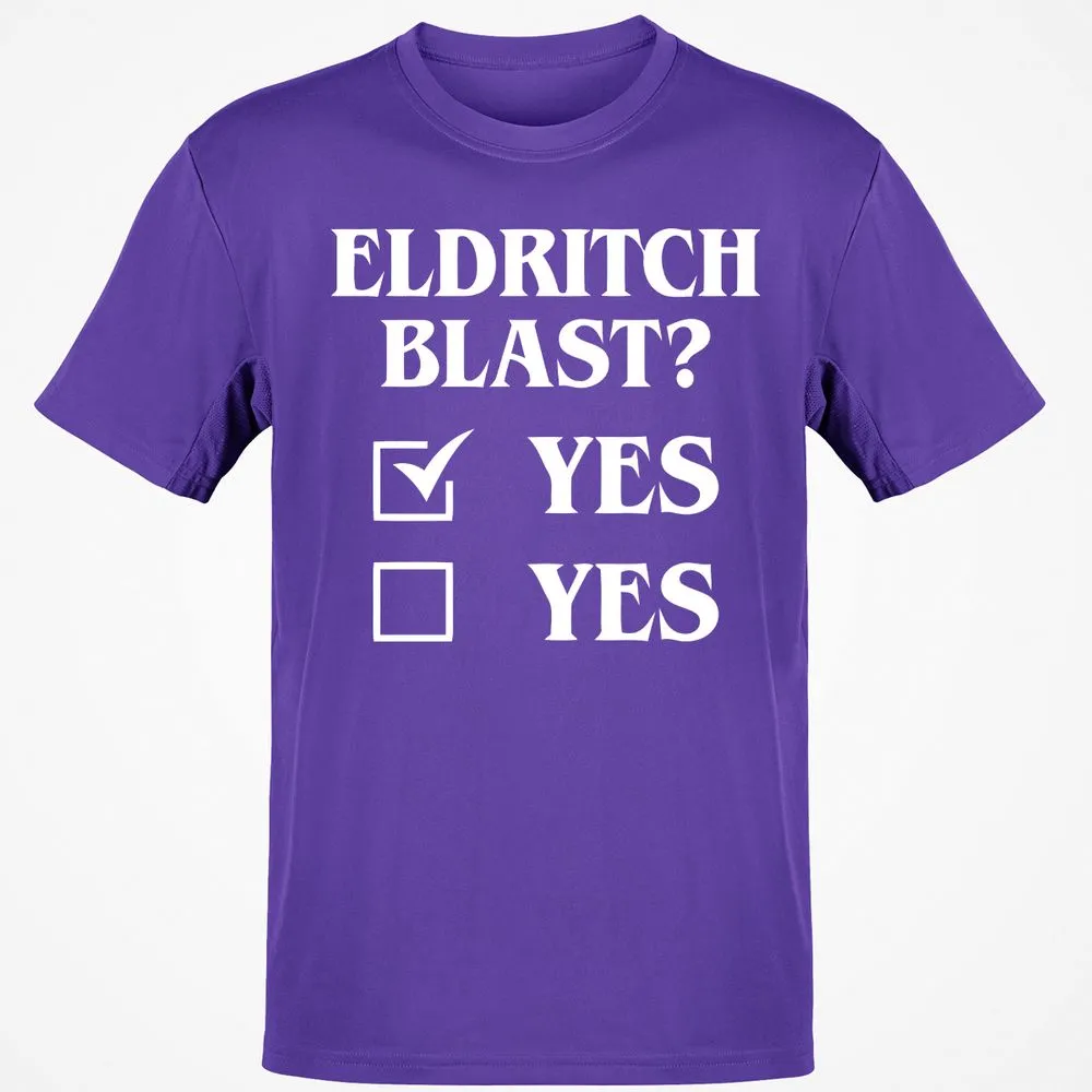 Eldritch Blast Yes T-Shirt - Purple - 9