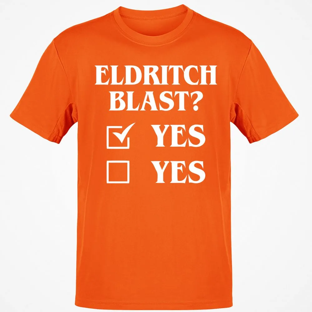 Eldritch Blast Yes T-Shirt - Orange - 8