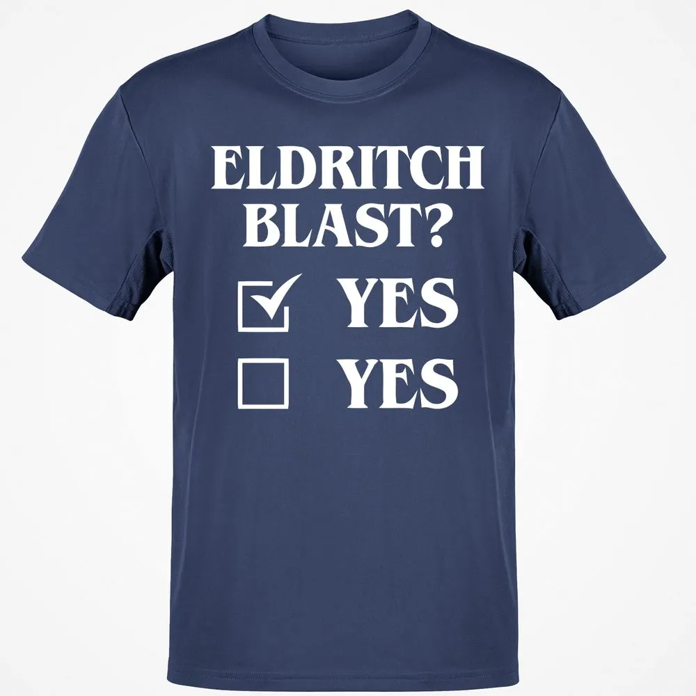 Eldritch Blast Yes T-Shirt - Navy - 7