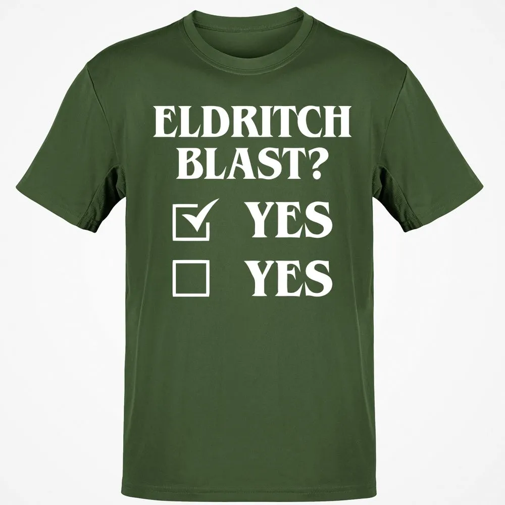 Eldritch Blast Yes T-Shirt - Military Green - 6