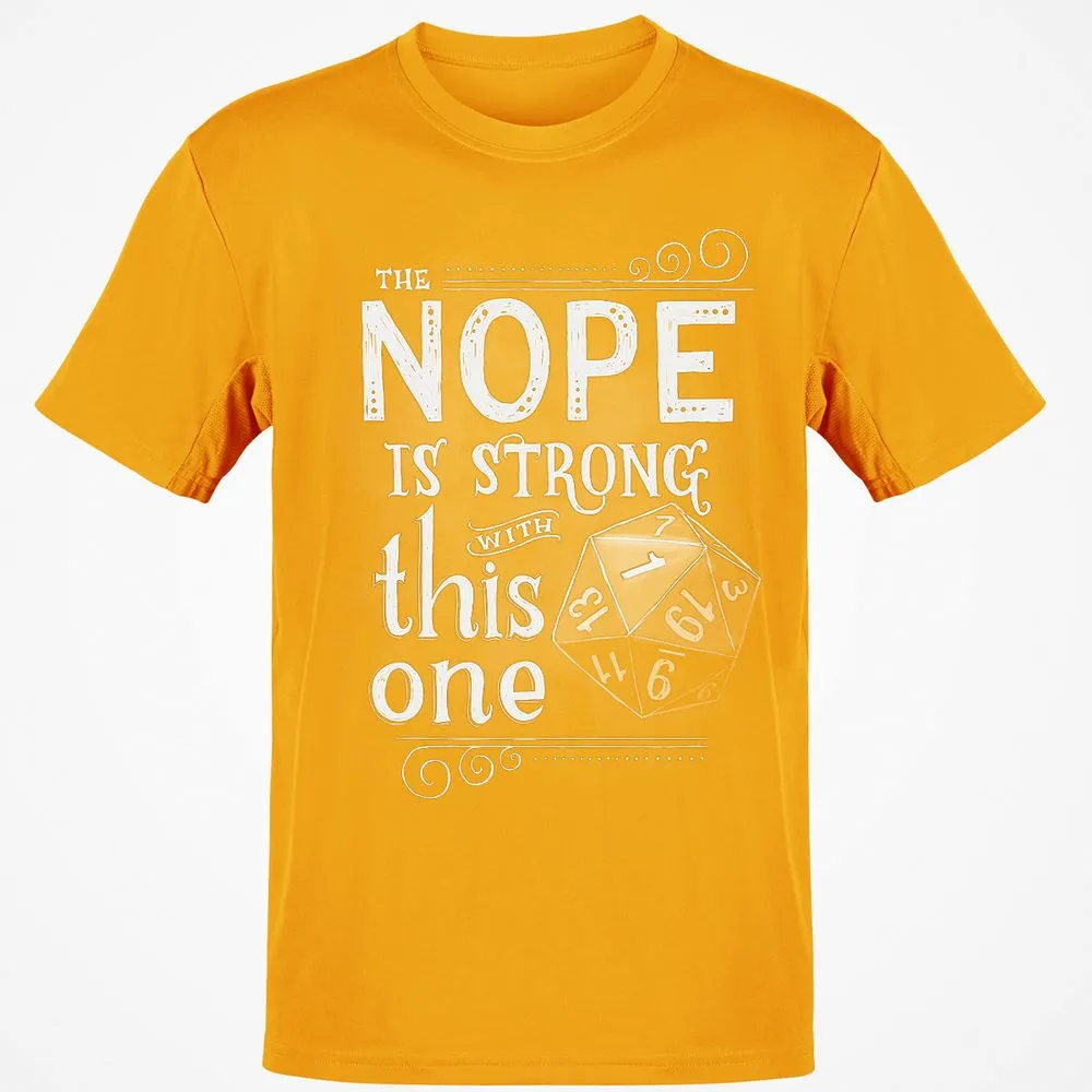The NOPE is Strong with This One T-Shirt - Gold - 4